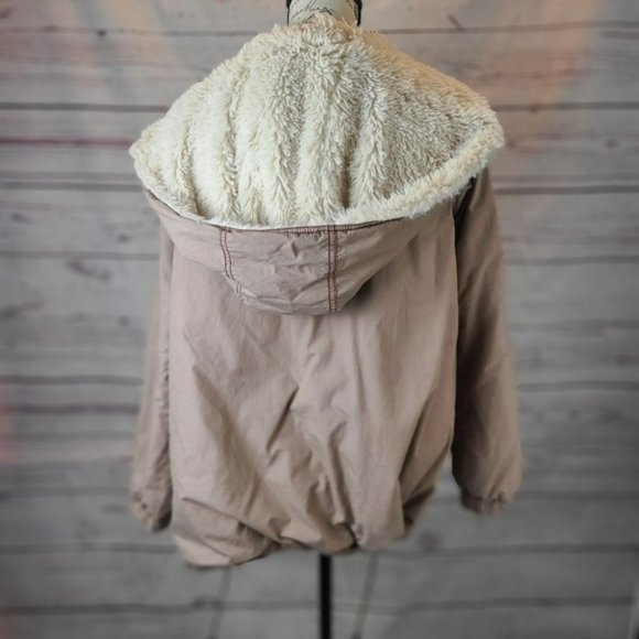 Free People Heavy Lined Coat -M - Picture 4 of 5